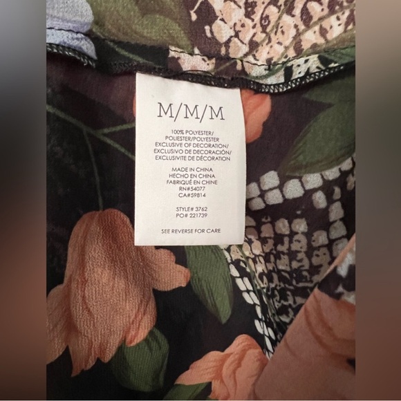 CAbi snake charmer blouse. Size medium - Picture 5 of 5